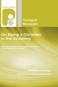 Cover of On Being a Christian in the Academy