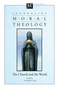 Cover of Journal of Moral Theology, Volume 2, Number 2