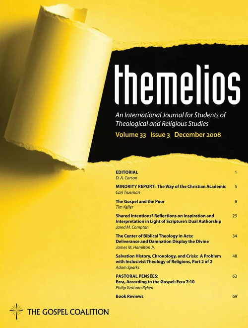 Cover of Themelios, Volume 33, Issue 3