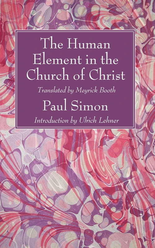 Cover of The Human Element in the Church of Christ