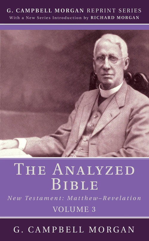 Cover of The Analyzed Bible, Volume 3