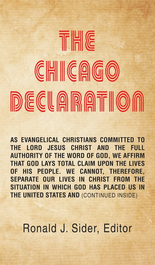 Cover of The Chicago Declaration