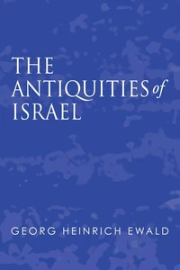 Cover of The Antiquities of Israel