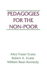 Cover of Pedagogies for the Non-Poor