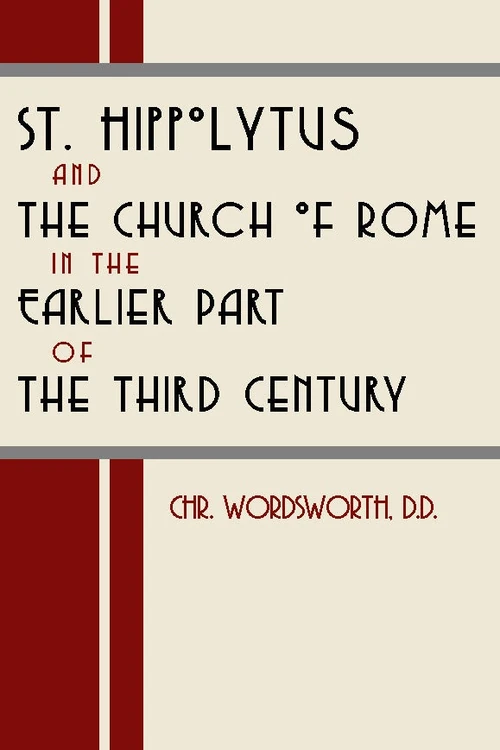 Cover of St. Hippolytus and the Church of Rome