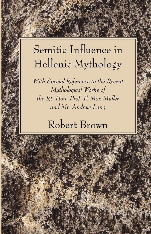 Cover of Semitic Influence in Hellenic Mythology
