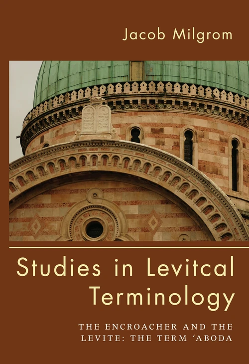 Cover of Studies in Levitical Terminology