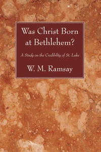 Cover of Was Christ Born at Bethlehem?