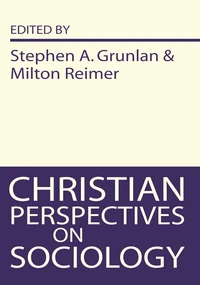 Cover of Christian Perspectives on Sociology