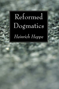 Cover of Reformed Dogmatics