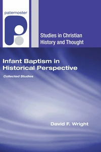 Cover of Infant Baptism in Historical Perspective