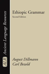 Cover of Ethiopic Grammar