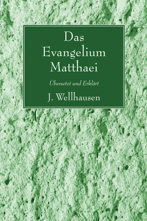 Cover of Das Evangelium Matthaei