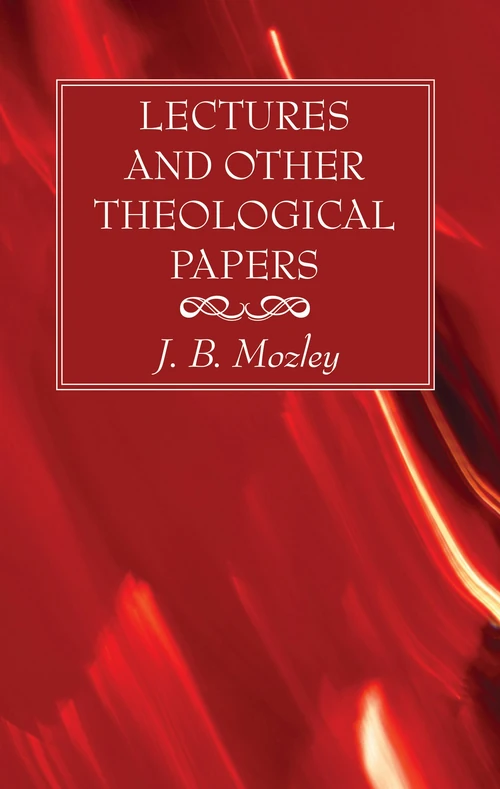 Cover of Lectures and Other Theological Papers