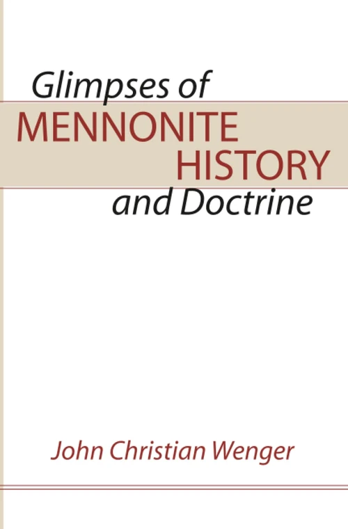Cover of Glimpses of Mennonite History
