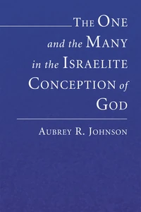 Cover of The One and the Many in the Israelite Conception of God