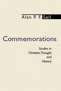 Cover of Commemorations: Studies in Christian Thought and History