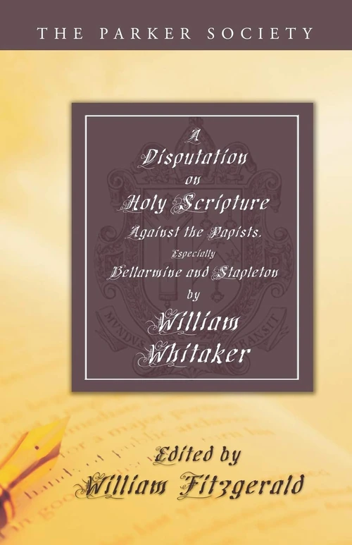 Cover of A Disputation on Holy Scripture