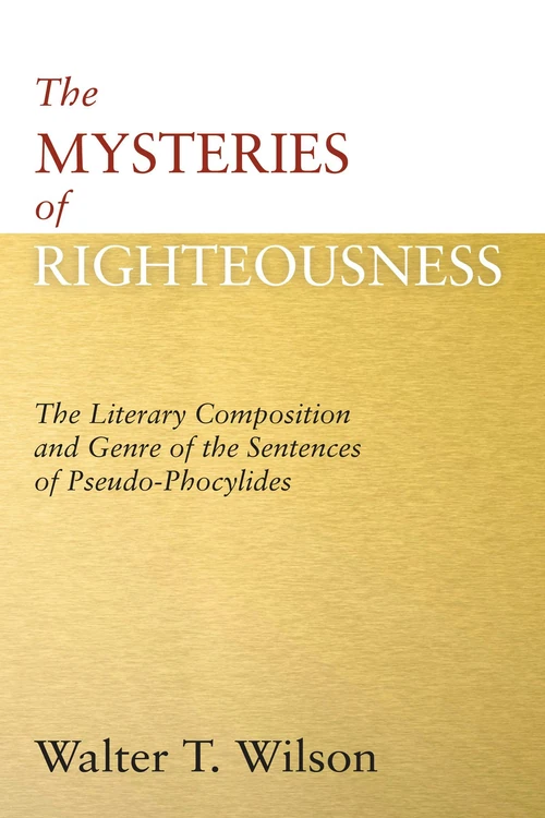 Cover of The Mysteries of Righteousness