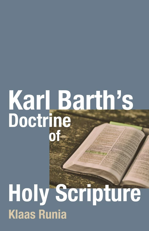 Cover of Karl Barth’s Doctrine of Holy Scripture