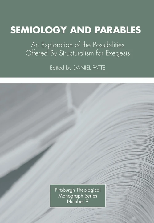 Cover of Semiology and Parables