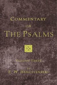 Cover of Commentary on the Psalms, 3 Volumes