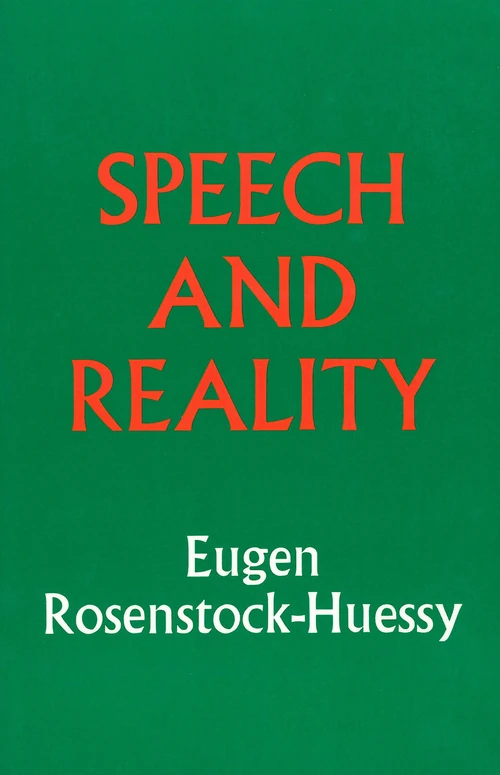 Cover of Speech and Reality