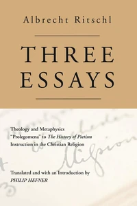 Cover of Three Essays