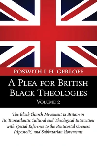 Cover of A Plea for British Black Theologies, Volume 2
