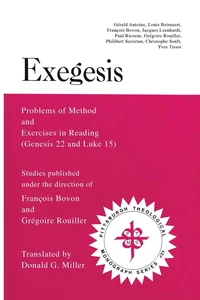 Cover of Exegesis