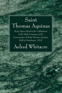 Cover of St. Thomas Aquinas