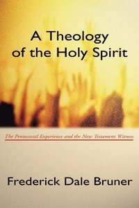 Cover of A Theology of the Holy Spirit