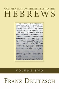Cover of Commentary on the Epistle to the Hebrews, 2 Volumes