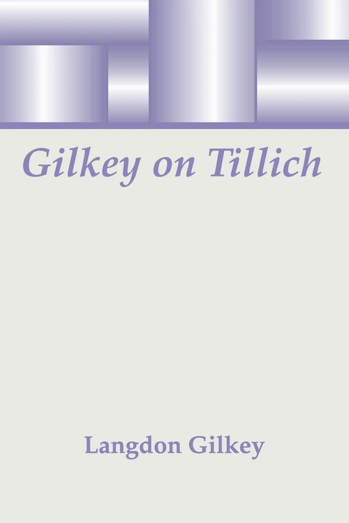Cover of Gilkey on Tillich