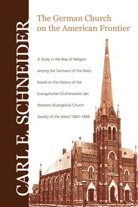 Cover of The German Church on the American Frontier