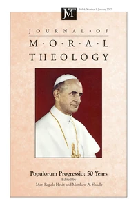 Cover of Journal of Moral Theology, Volume 6, Number 1