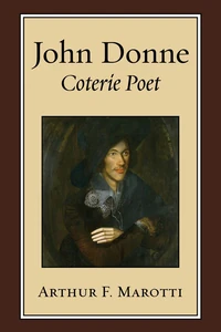 Cover of John Donne, Coterie Poet