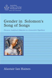 Cover of Gender in Solomon’s Song of Songs