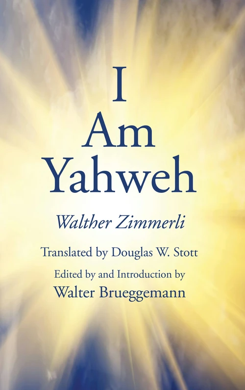 Cover of I Am Yahweh