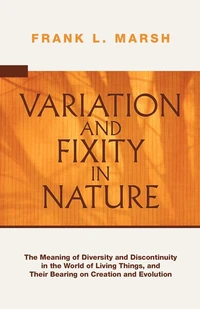 Cover of Variation and Fixity in Nature