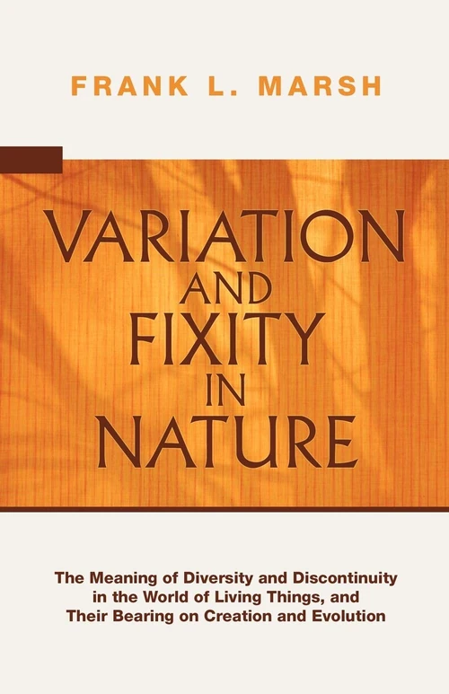 Cover of Variation and Fixity in Nature