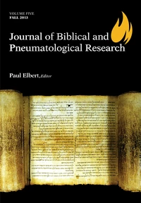 Cover of Journal of Biblical and Pneumatological Research