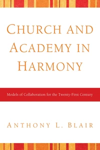 Cover of Church and Academy in Harmony