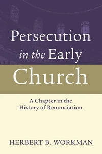Cover of Persecution in the Early Church