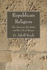 Cover of Republican Religion