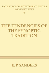 Cover of The Tendencies of the Synoptic Tradition