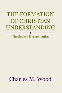 Cover of The Formation of Christian Understanding