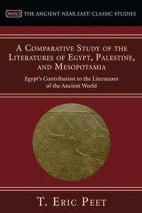 Cover of A Comparative Study of the Literatures of Egypt, Palestine, and Mesopotamia
