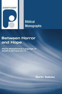 Cover of Between Horror and Hope