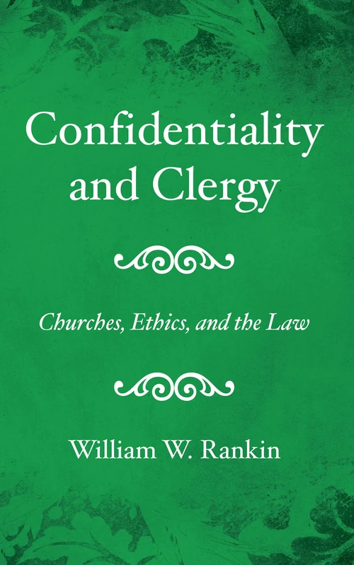 Cover of Confidentiality and Clergy